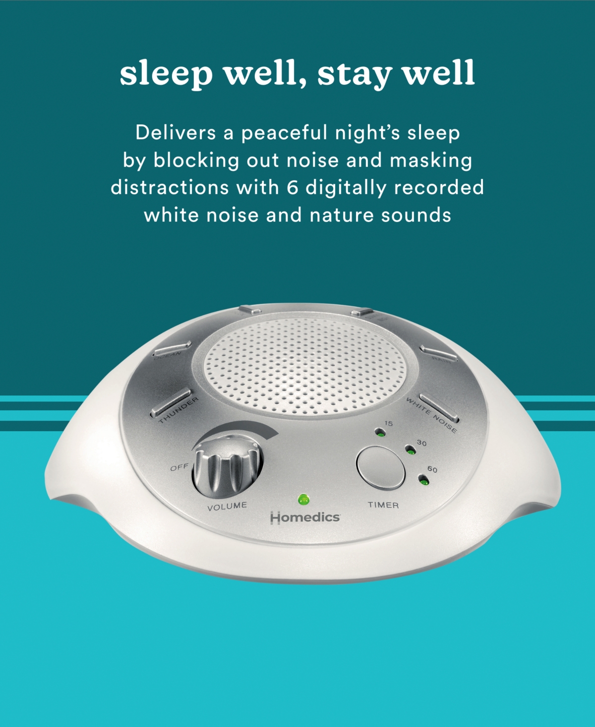 Shop Homedics Ss-2000 Deep Sleep Sound Spa