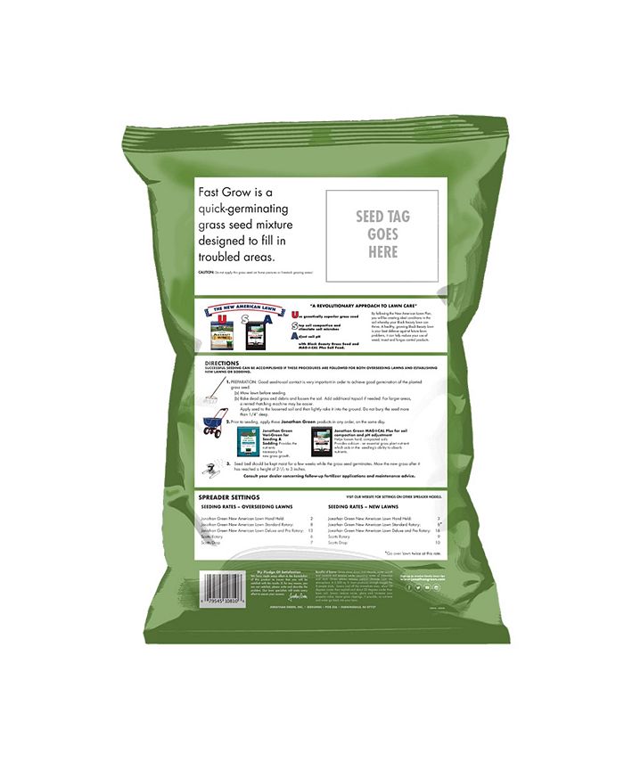 Jonathan Green Fast Grow Grass Seed Mixture, 25lb bag Macy's