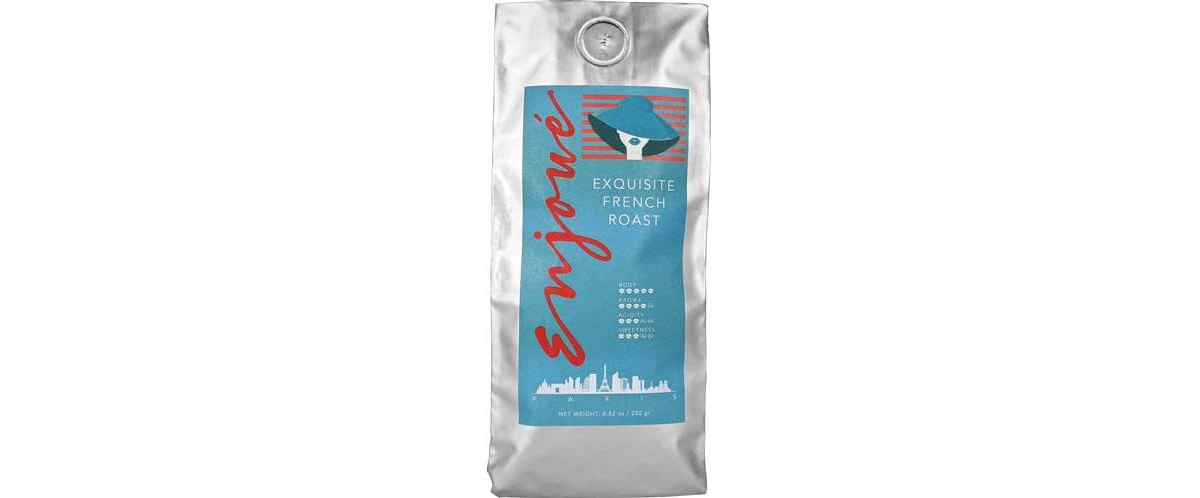 Enjoue Exquisite French Roast Ground Coffee (Pack of 2)