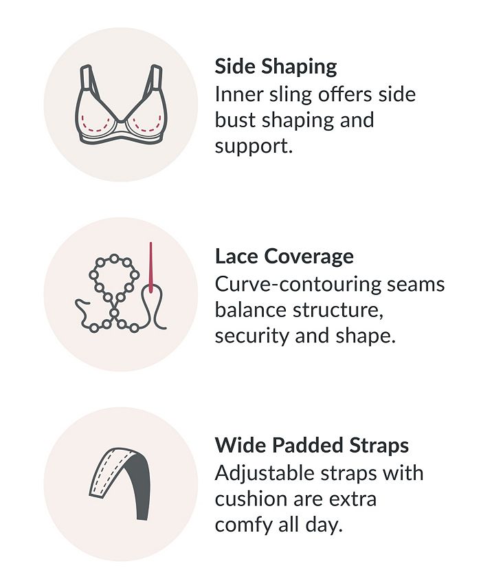 Glamorise Plus Size Full Figure Magiclift Natural Shape Support