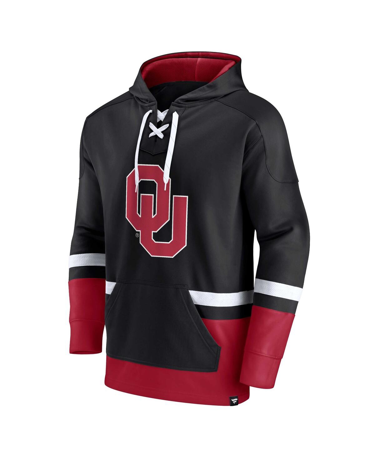 Fanatics Branded Black Oklahoma Sooners First Battle Pullover Hoodie In Black