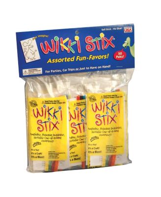 Wikki Stix - Individually Packaged - Assorted Fun Favors - Pack of 50