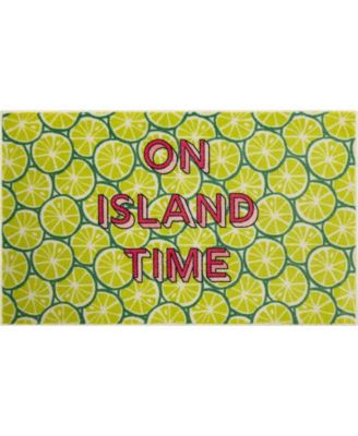 Mohawk Prismatic On Island Time Area Rug In Lime