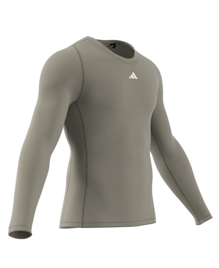 adidas Men's Techfit Performance LongSleeve Training TShirt Macy's