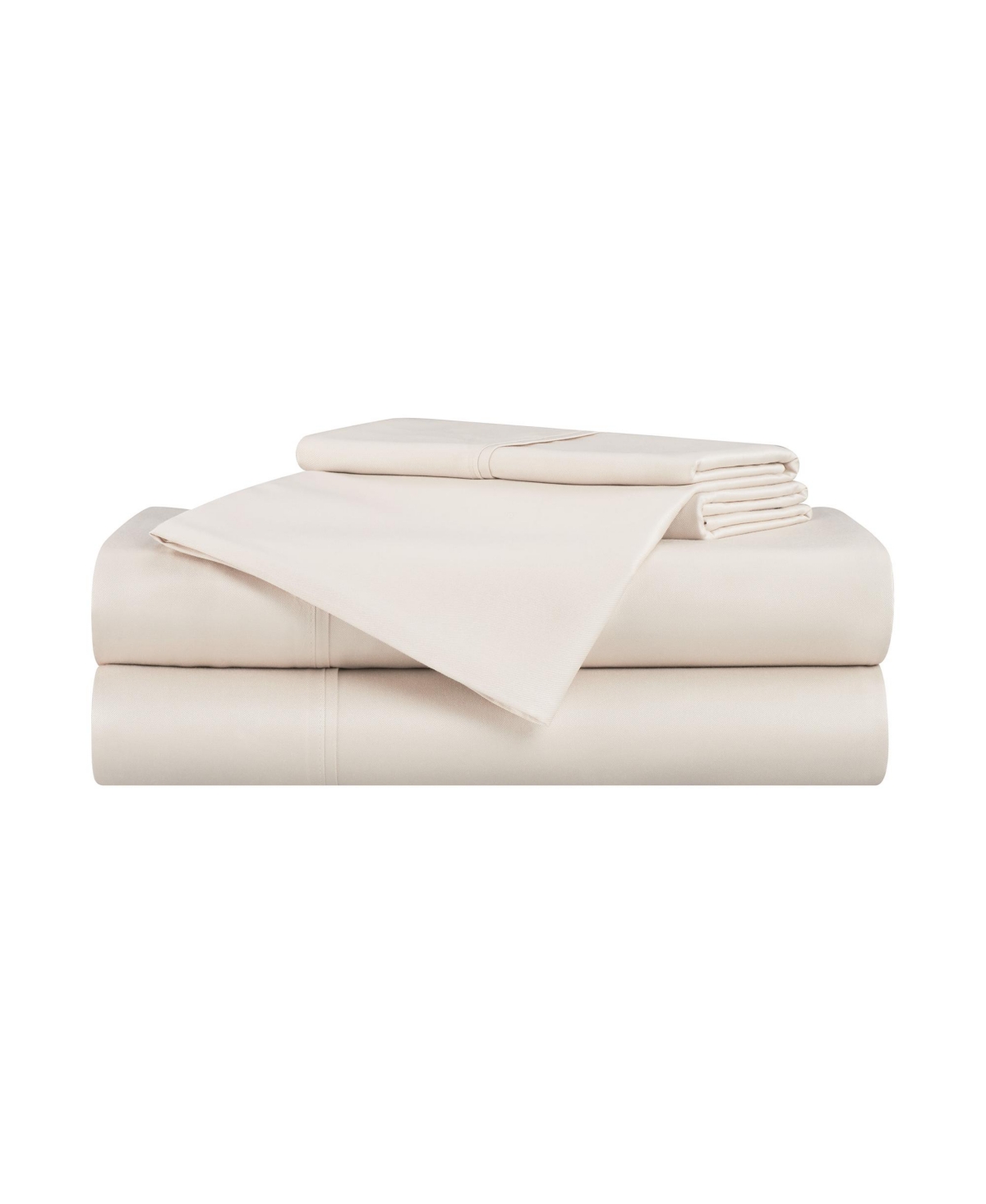 Aston And Arden Rayon From Bamboo King Sheet Set, Ultra Silky Luxury Sheets, 1 Flat Sheet, 1 Fitted Sheet, 2 Pillowc In Tan