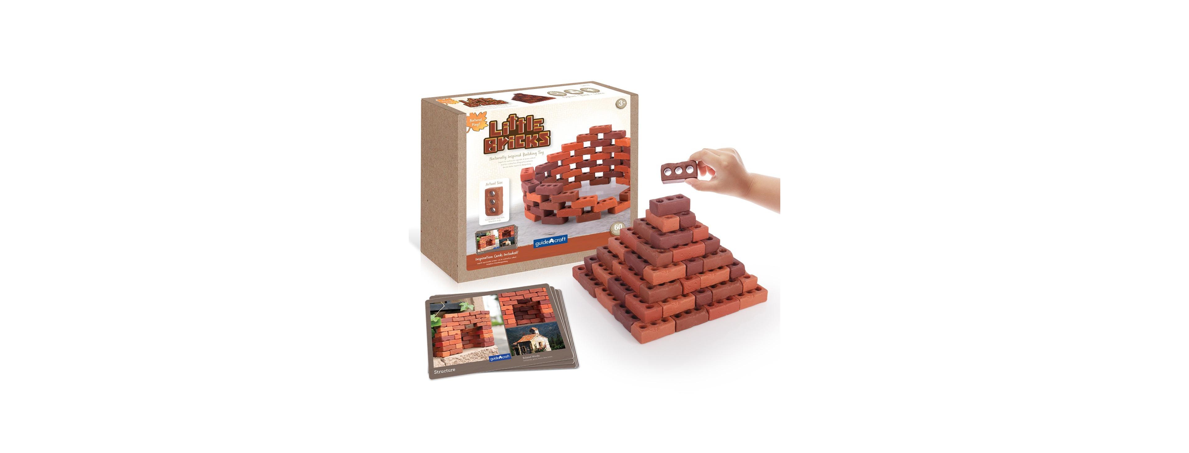 Guidecraft Little Bricks Construction Set - 60 Pieces