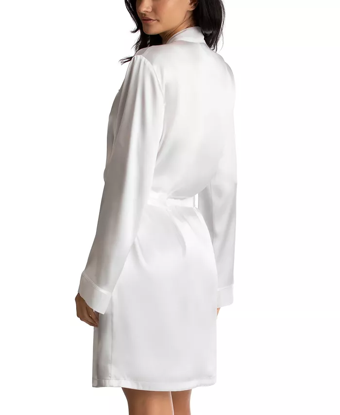 Sonya Embellished Satin Bridal Wrap Robe - thumbnail 5