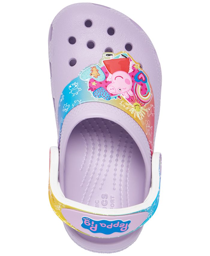 Crocs Big Girls Peppa Pig Classic Clogs from Finish Line Macy's