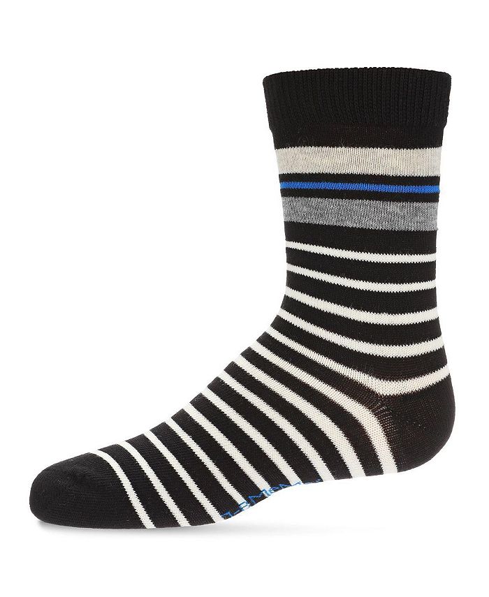 MeMoi Boy's Striped Cotton Blend Crew Socks - Macy's