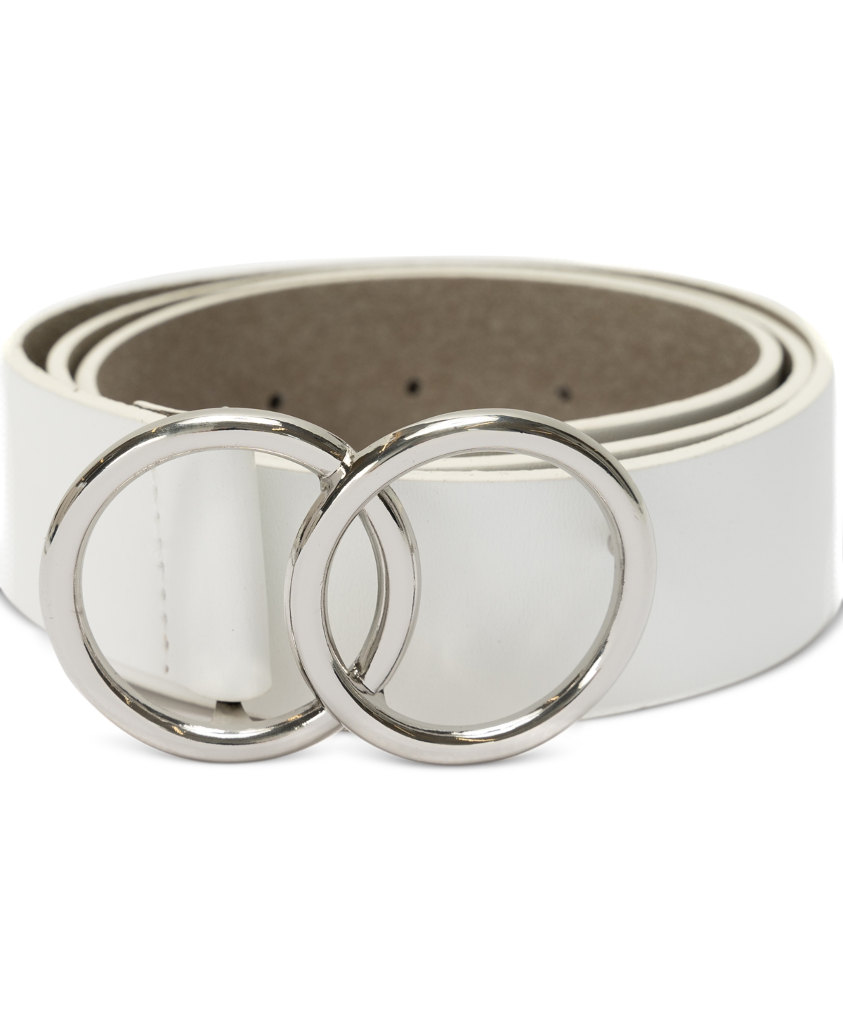 Double Circle Belt, Created for Macy's - White