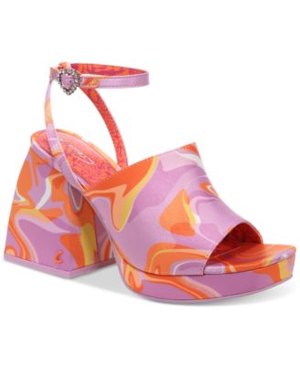 Circus NY - Miranda Satin Platform Sandals