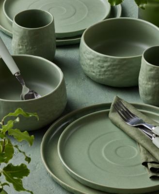 Shosai Stoneware 16 Pc. Dinnerware Set, Service for 4