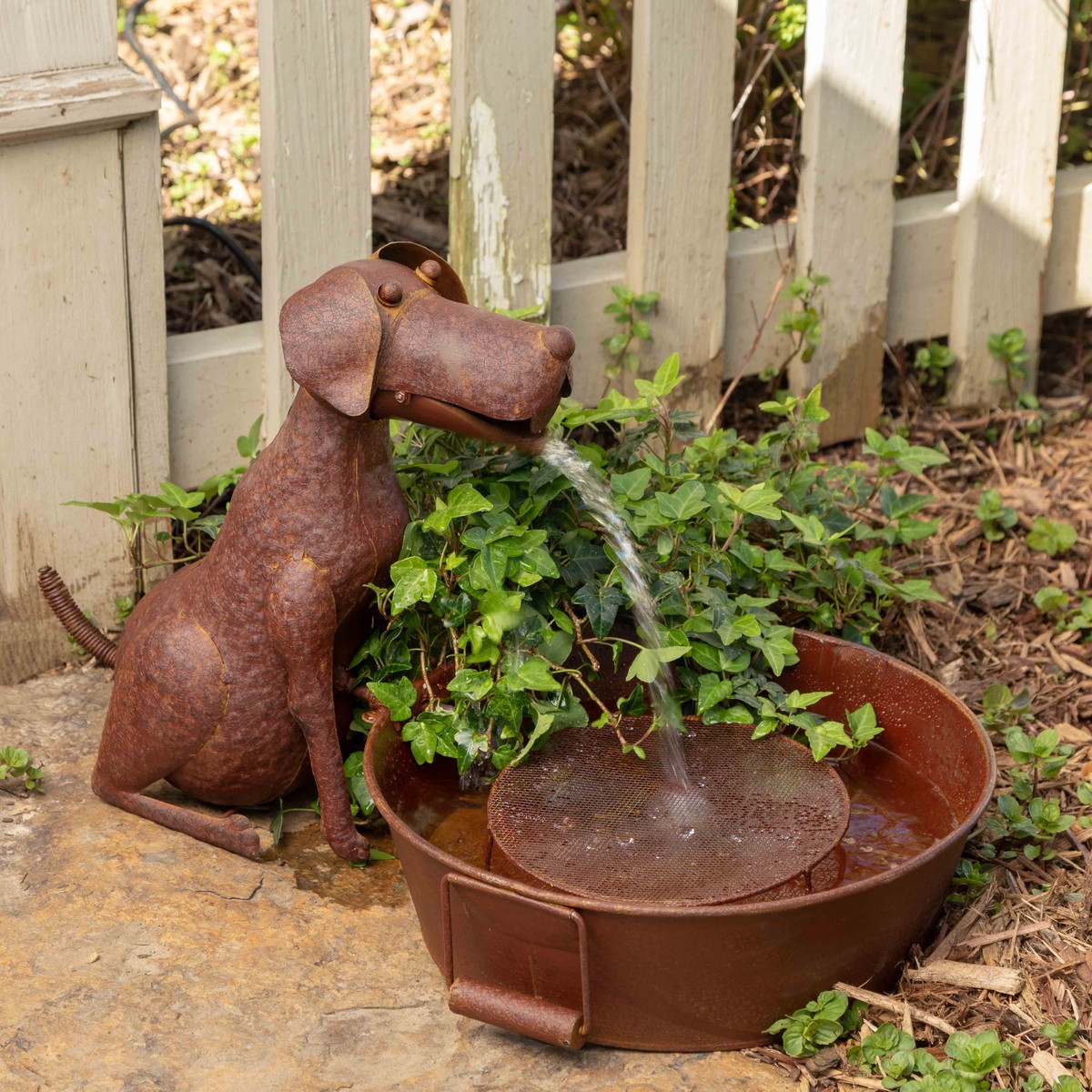 Park Hill Collection Best Friend Fountain In Rust/ Copper