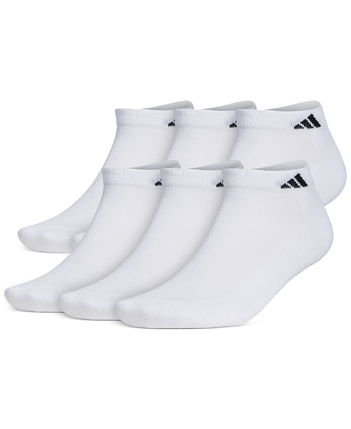 adidas - Men's Low-Cut Cushioned Socks, 6 Pack