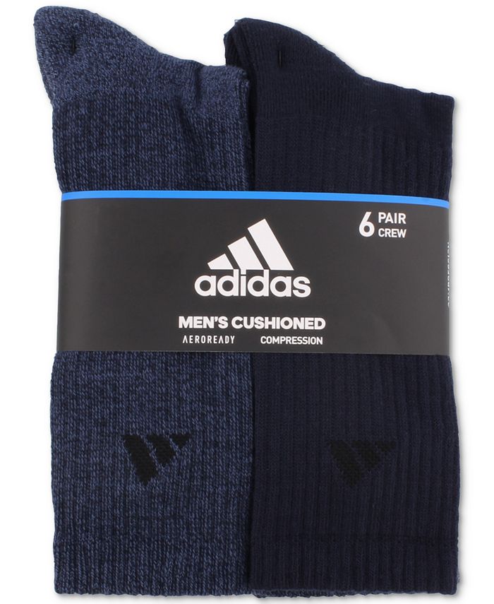 adidas Men's Athletic Cushioned Crew Socks 6 pk. Macy's