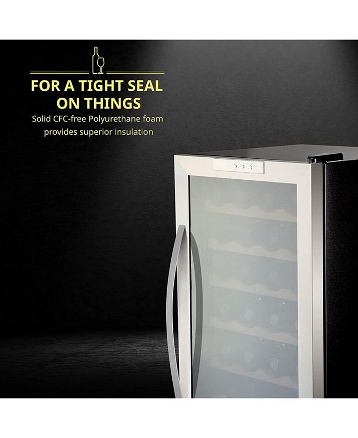 Schmécké Wine Fridge, 24 Bottle Wine Cooler, freestanding Macy's