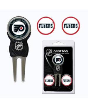 UPC 637556150455 product image for Team Golf Philadelphia Flyers Divot Tool and Markers Set | upcitemdb.com