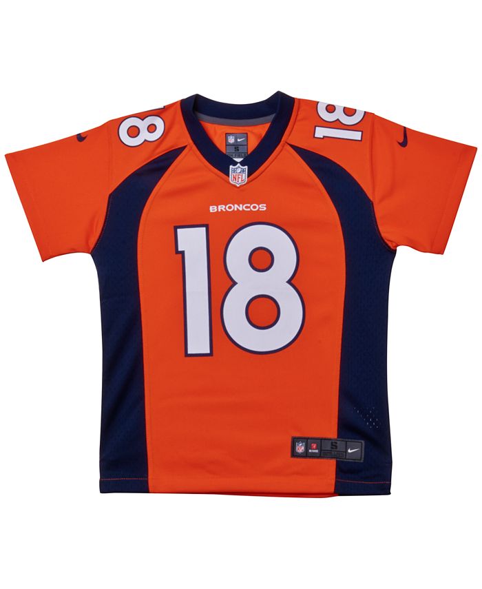 Kids' Peyton Manning Denver Broncos Game Jersey, Big Boys (8-20)