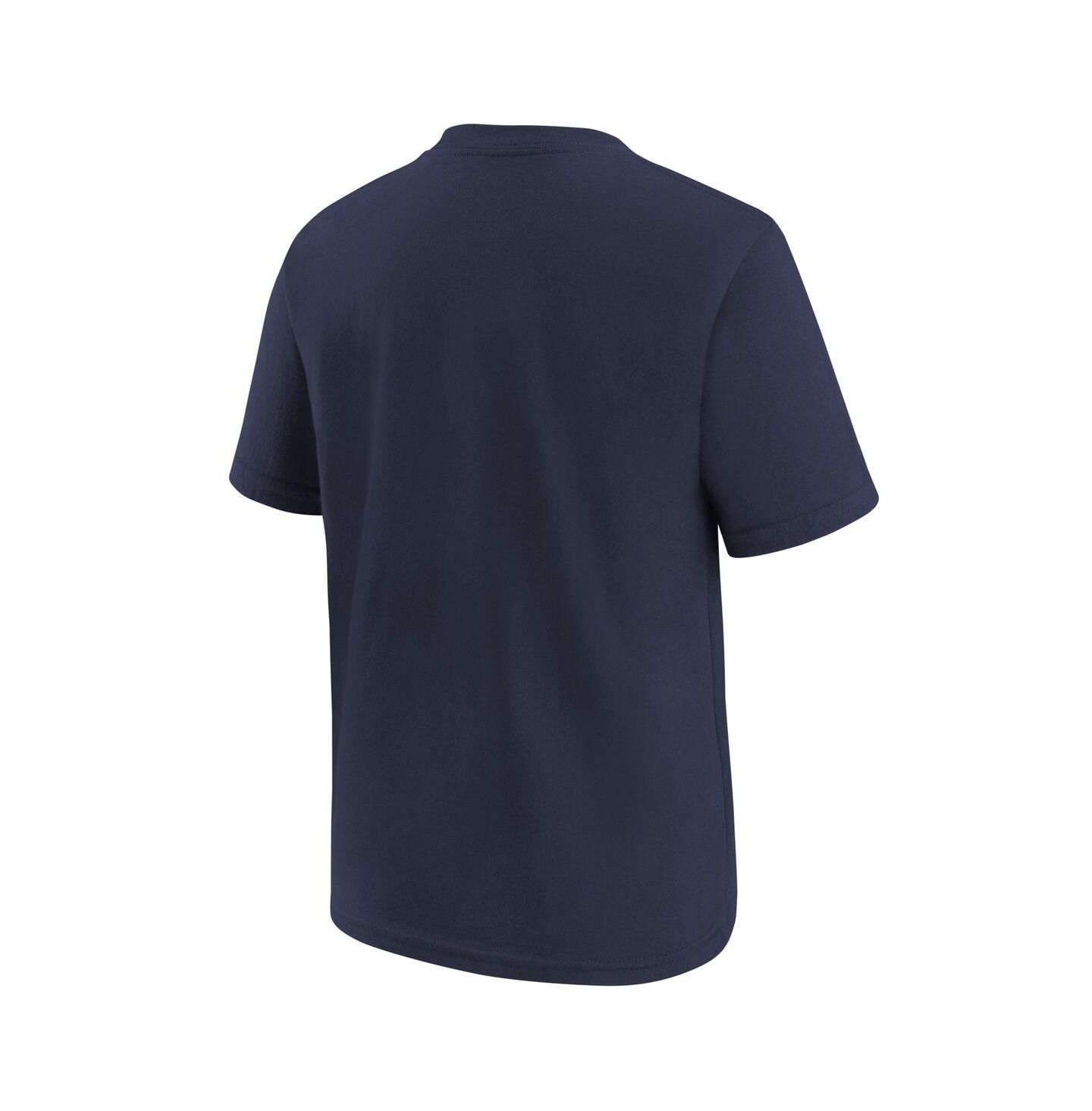 Футболка Nike Navy Dallas Cowboys Team Wordmark T-shirt для мальчиков — фото 2