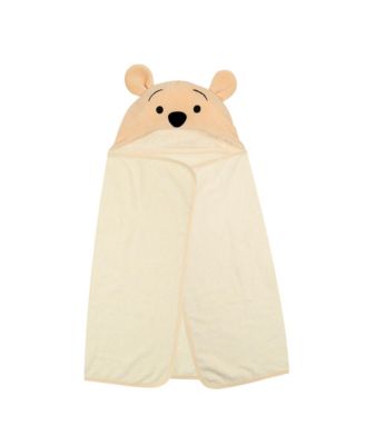 Baby Disney Winnie the Pooh Tan Cotton Hooded Bath Towel