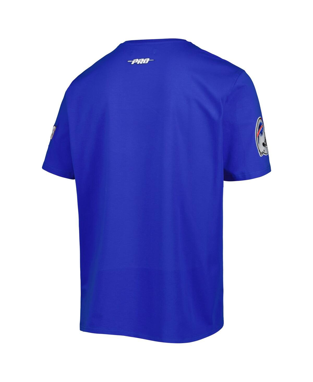 Shop Pro Standard Men's  Royal Buffalo Bills Mash Up T-shirt