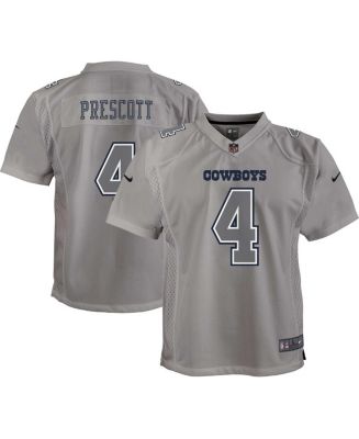 Big Boys Nike Dak Prescott Gray Dallas Cowboys Atmosphere Game Jersey Macy s