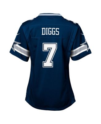 Big Girls Trevon Diggs Navy Dallas Cowboys Game Jersey