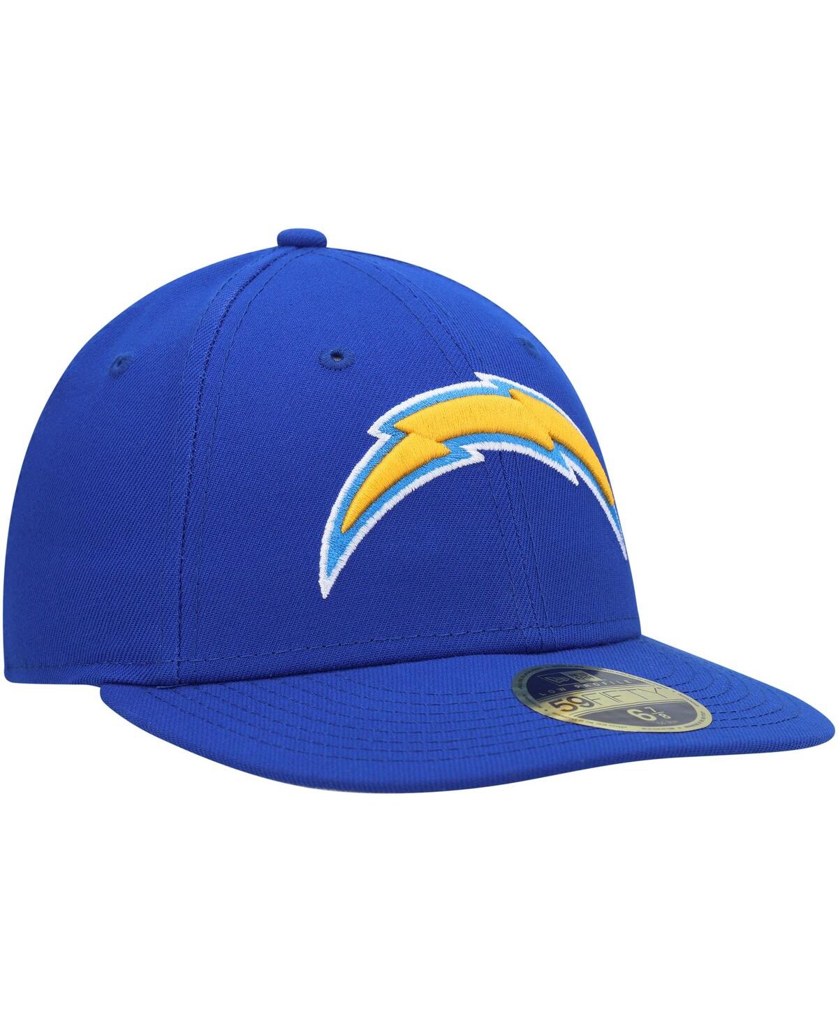 Men's New EraLos Angeles Chargers Logo Omaha Low Profile 59FIFTY Fitted Hat - Royal