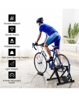 1 pcs Bike Trainer Bicycle Exercise Stand w/ 8 Levels Resistance