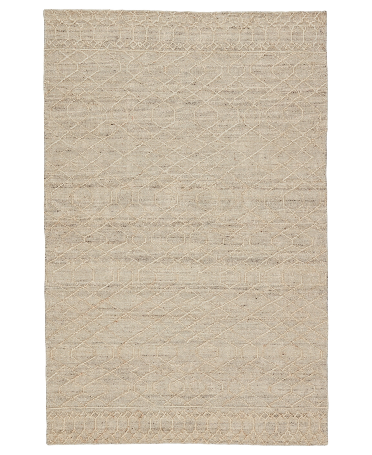 Jaipur Living Emblem EMB02 8' x 10' Area Rug - White