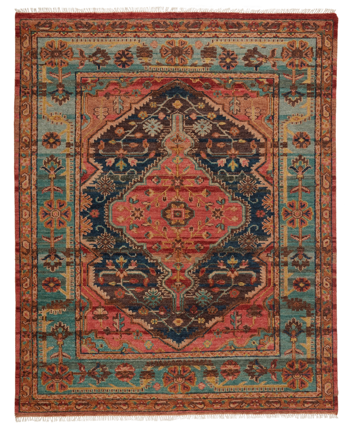 Jaipur Living Jinsen JIN03 3' x 10' Runner Area Rug - Pink