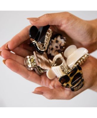 Women's Claw Clip Set of 6 - Fall Retro