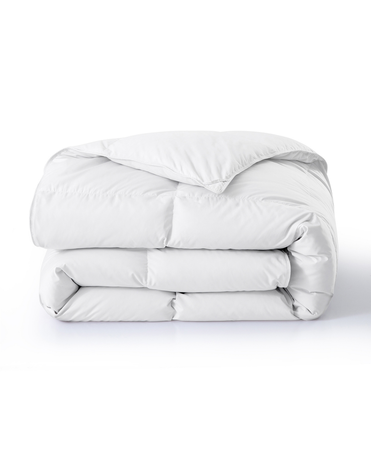 Unikome All Season 360 Thread Count Extra Soft Goose Down And Feather Fiber Comforter, Full/queen In White