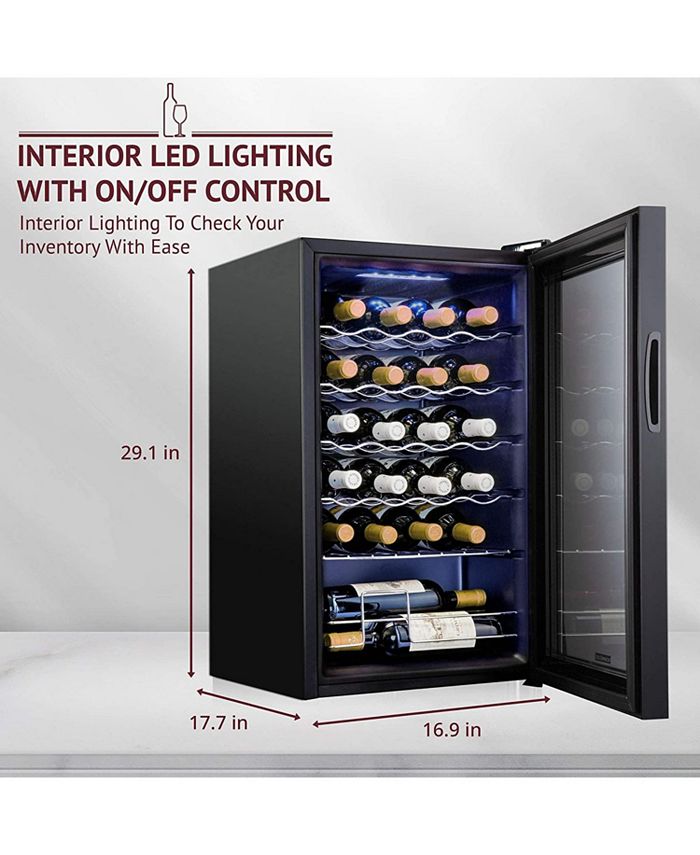 Schmécké Schmecke Wine Fridge, 24 Bottle Wine Cooler, freestanding Macy's