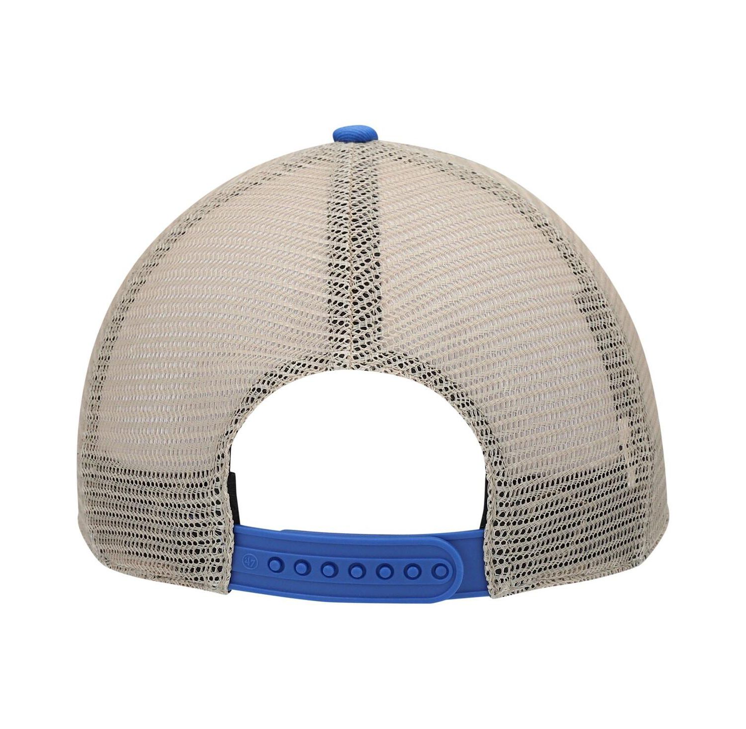 Men's Powder Blue, Natural Los Angeles Chargers Trawler Trucker Clean Up Snapback Hat