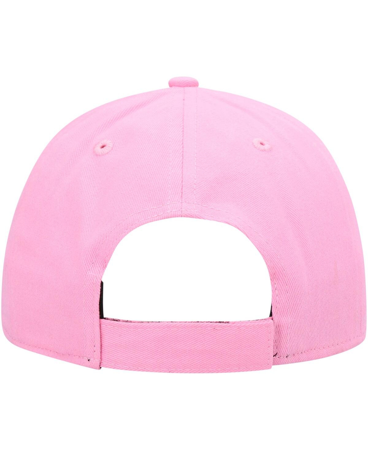 47 Brand Big Girls ' Pink Las Vegas Raiders Rose Mvp Adjustable Hat In Pink