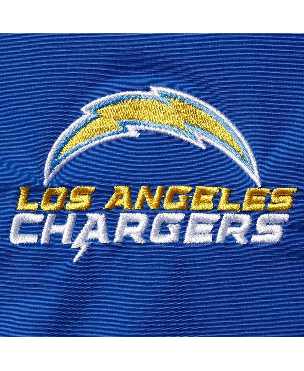 DUNBROOKE MEN'S DUNBROOKE ROYAL LOS ANGELES CHARGERS TRIUMPH FLEECE FULL-ZIP JACKET 