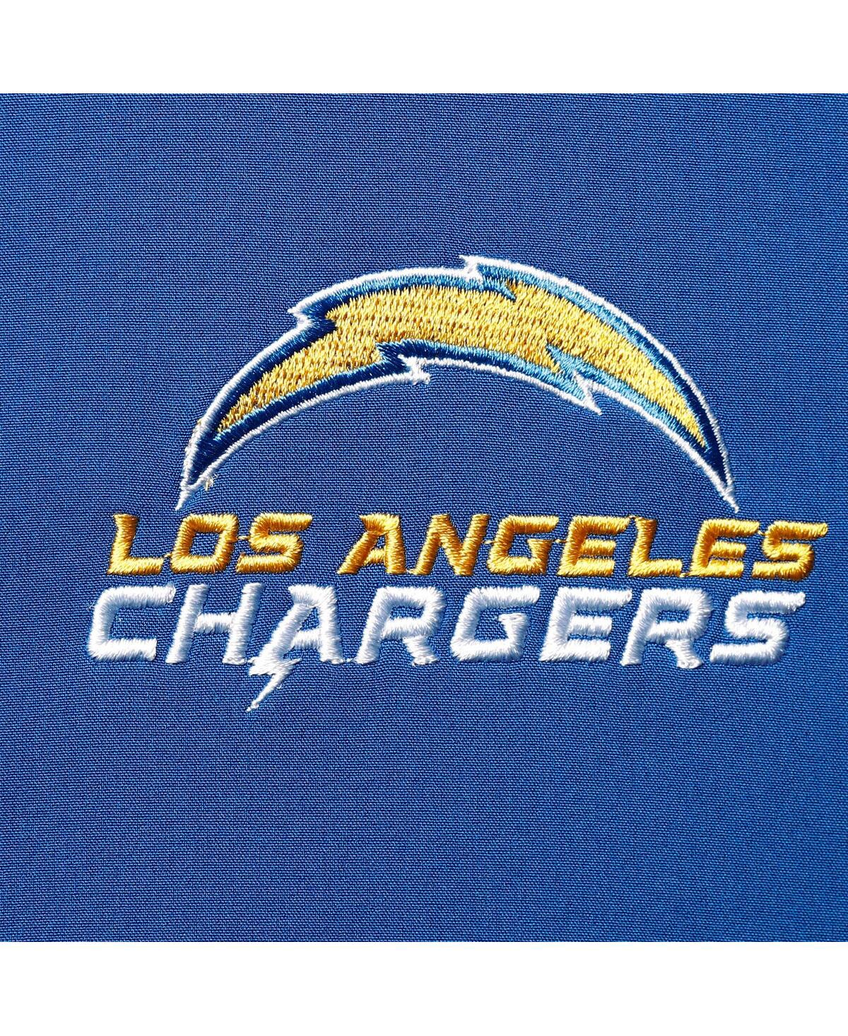 Shop Dunbrooke Men's  Powder Blue Los Angeles Chargers Sonoma Softshell Full-zip Jacket