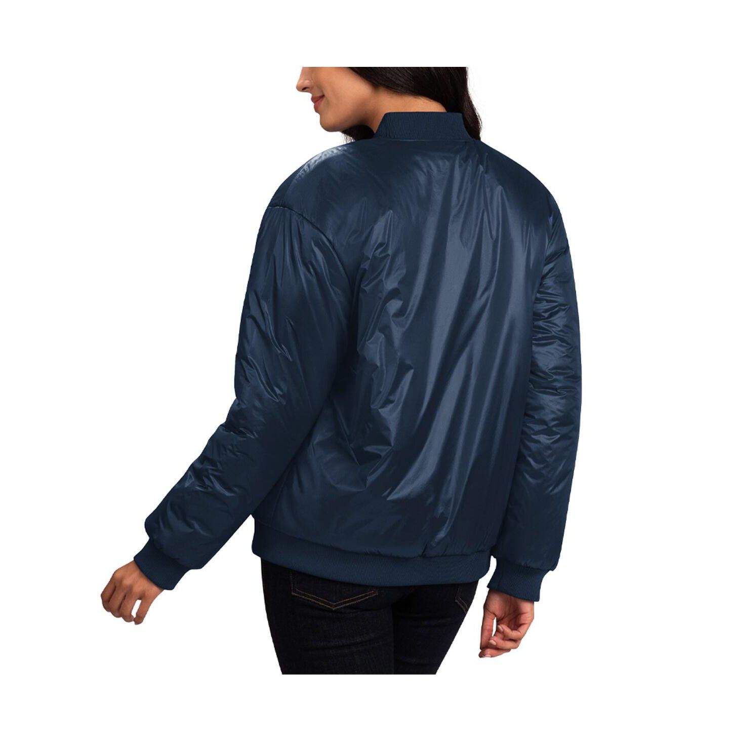 Женская куртка G-III 4Her by Carl Banks Oatmeal, Navy Dallas Cowboys Switchback Reversible Full-Zip — фото 2