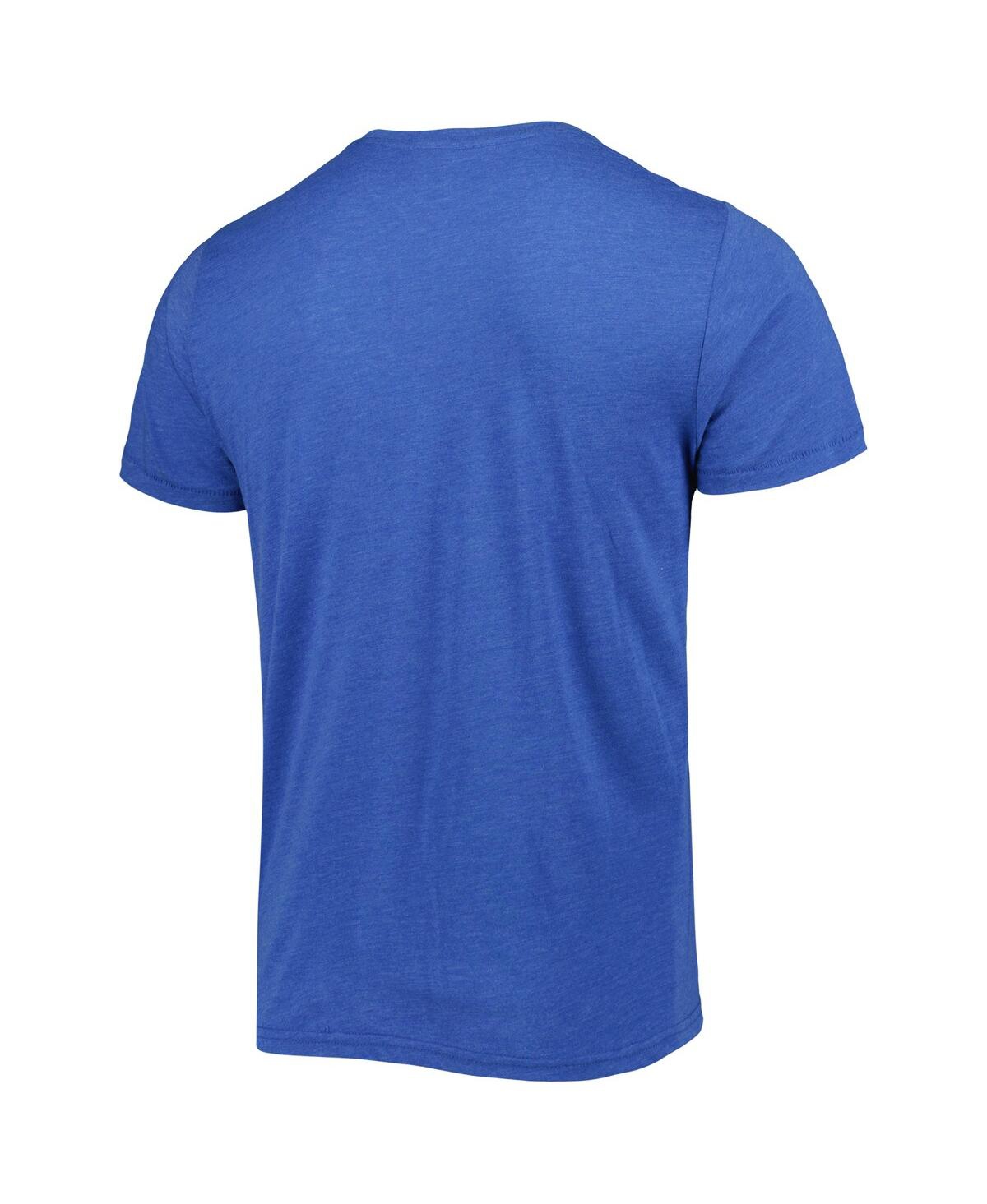 Shop Homage Men's  Josh Allen Heathered Royal Buffalo Bills Nfl Blitz Player Tri-blend T-shirt