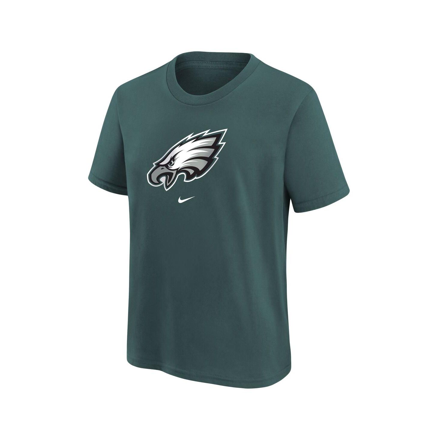 Футболка Nike Midnight Green Philadelphia Eagles Logo T-shirt для мальчиков — фото 3
