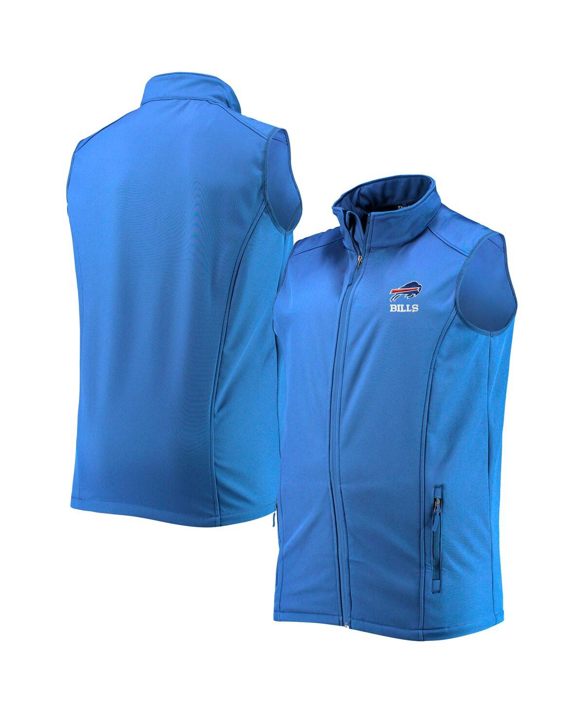 DUNBROOKE MEN'S DUNBROOKE ROYAL BUFFALO BILLS BIG AND TALL ARCHER SOFTSHELL FULL-ZIP VEST 
