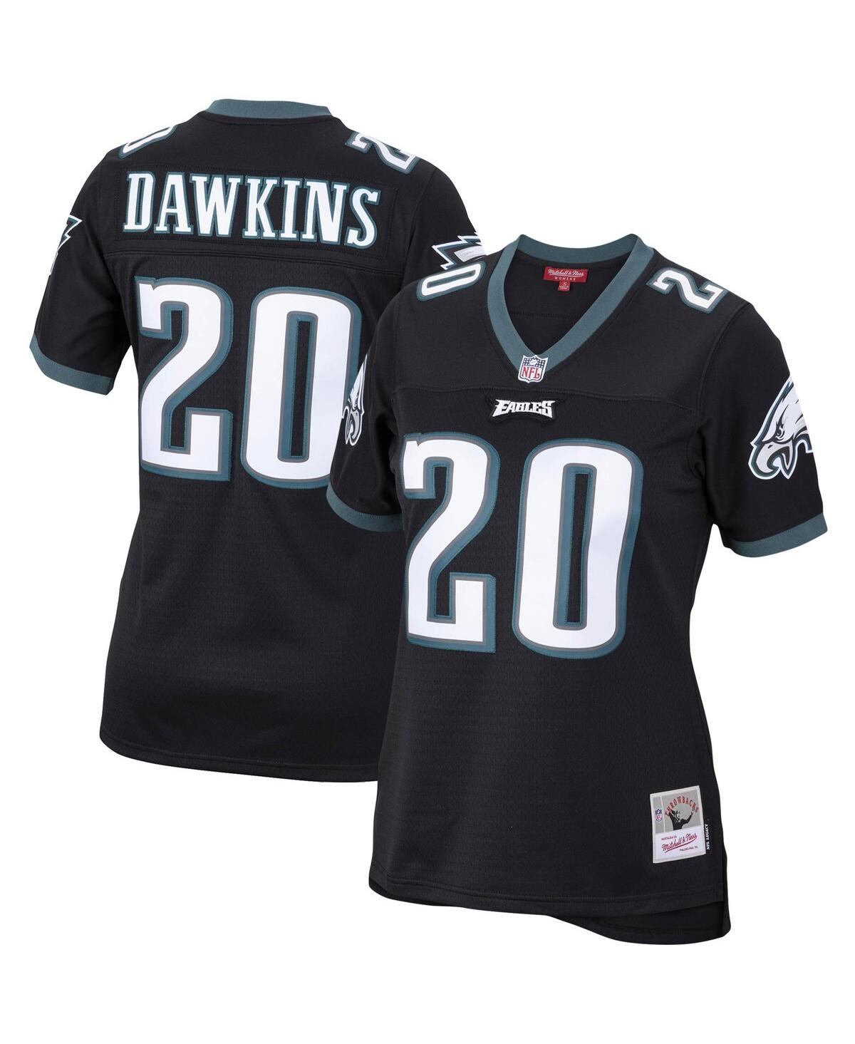 Women's Mitchell & Ness Brian DawkinsPhiladelphia Eagles Legacy Replica Team Jersey - Black