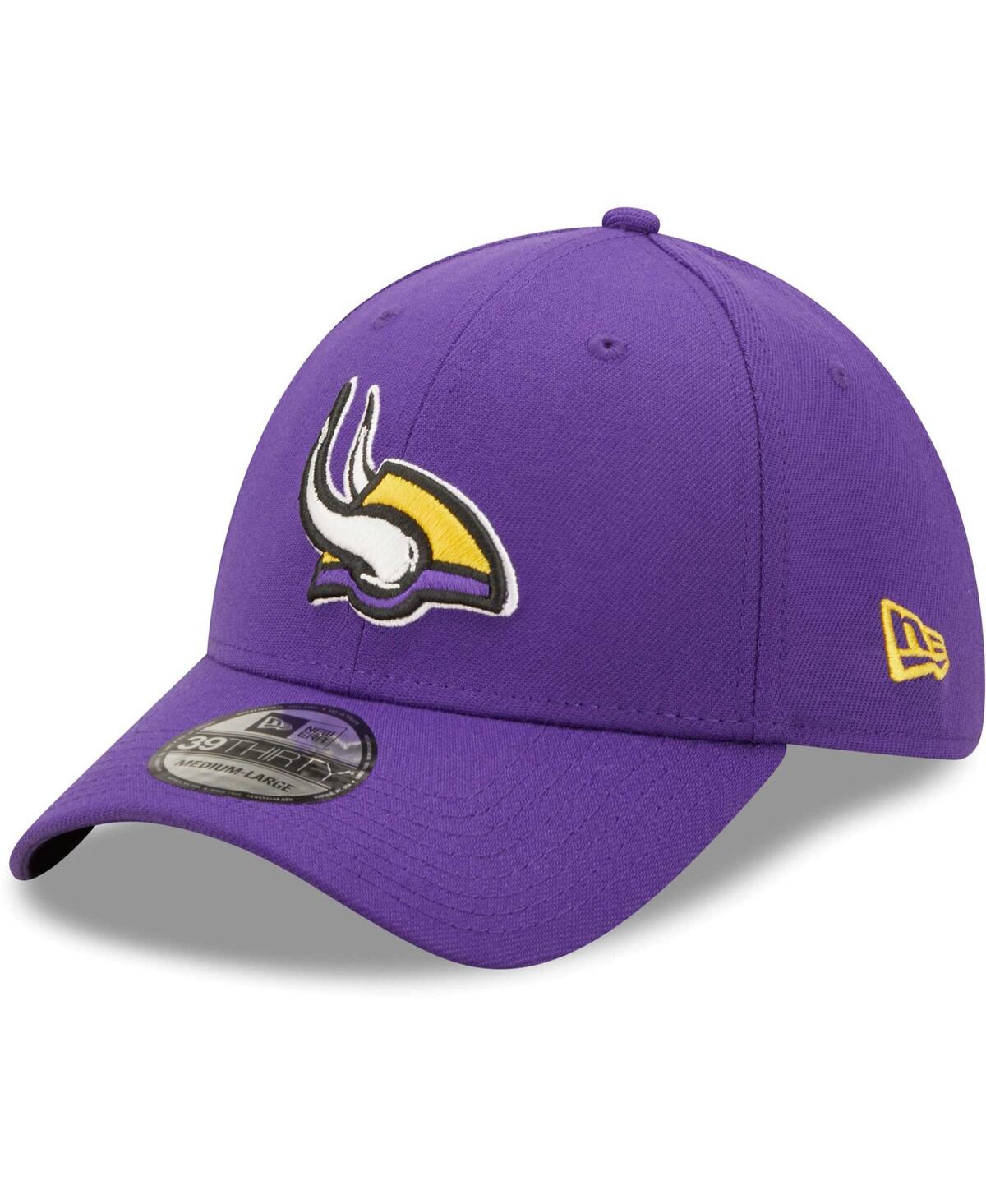 Shop New Era Men's  Purple Minnesota Vikings Elemental 39thirty Flex Hat