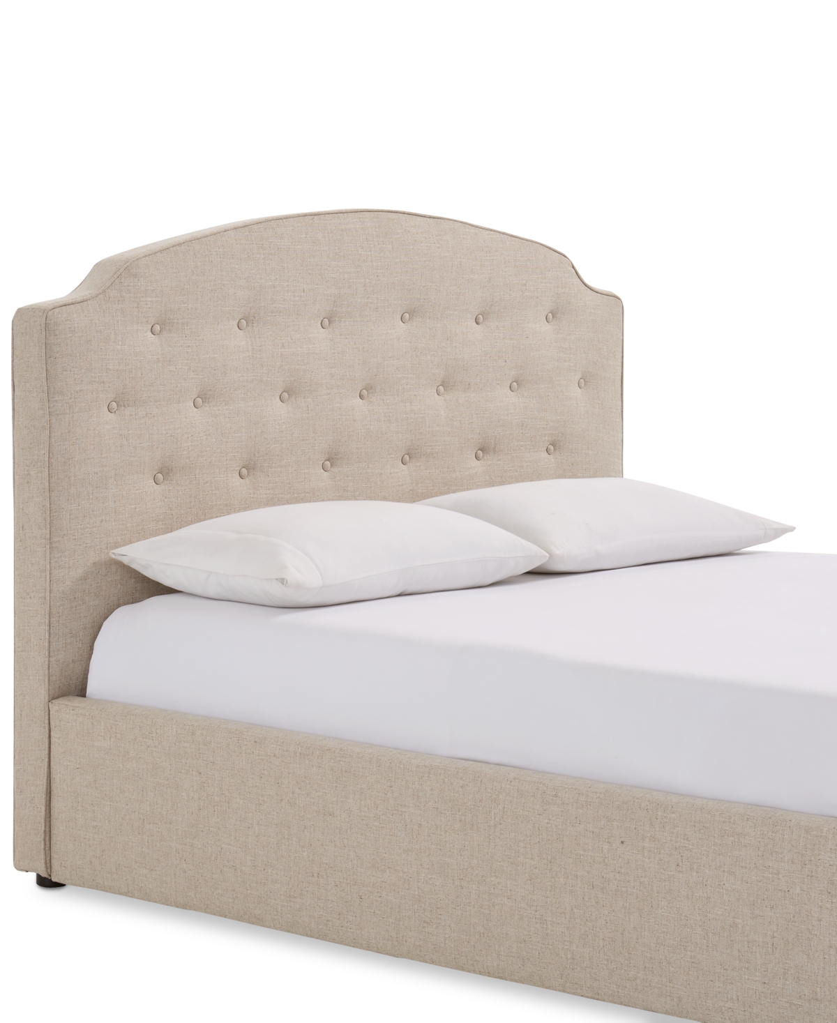 Macy's Aminah California King Upholstered Storage Bed In Barley