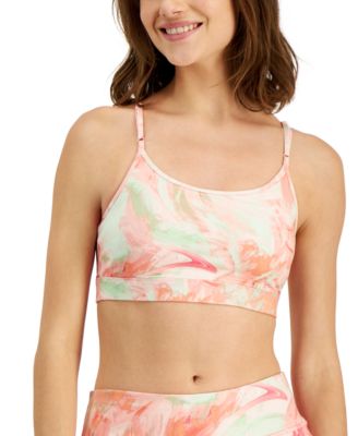 Id Ideology Women's Solid Low-impact Bra, Created For Macy's In