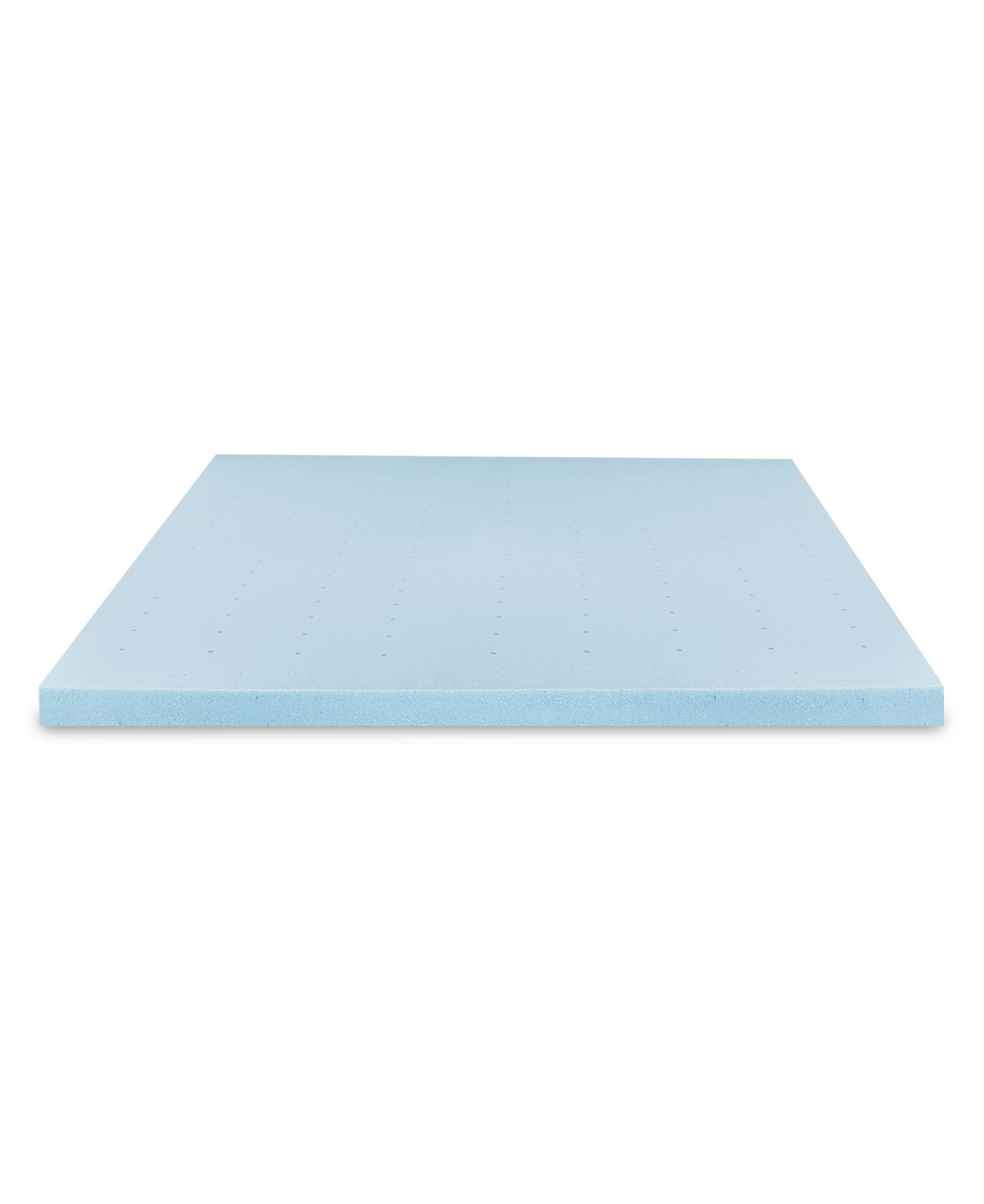 Prosleep Gel-infused 3" Memory Foam Mattress Topper, Full In Blue