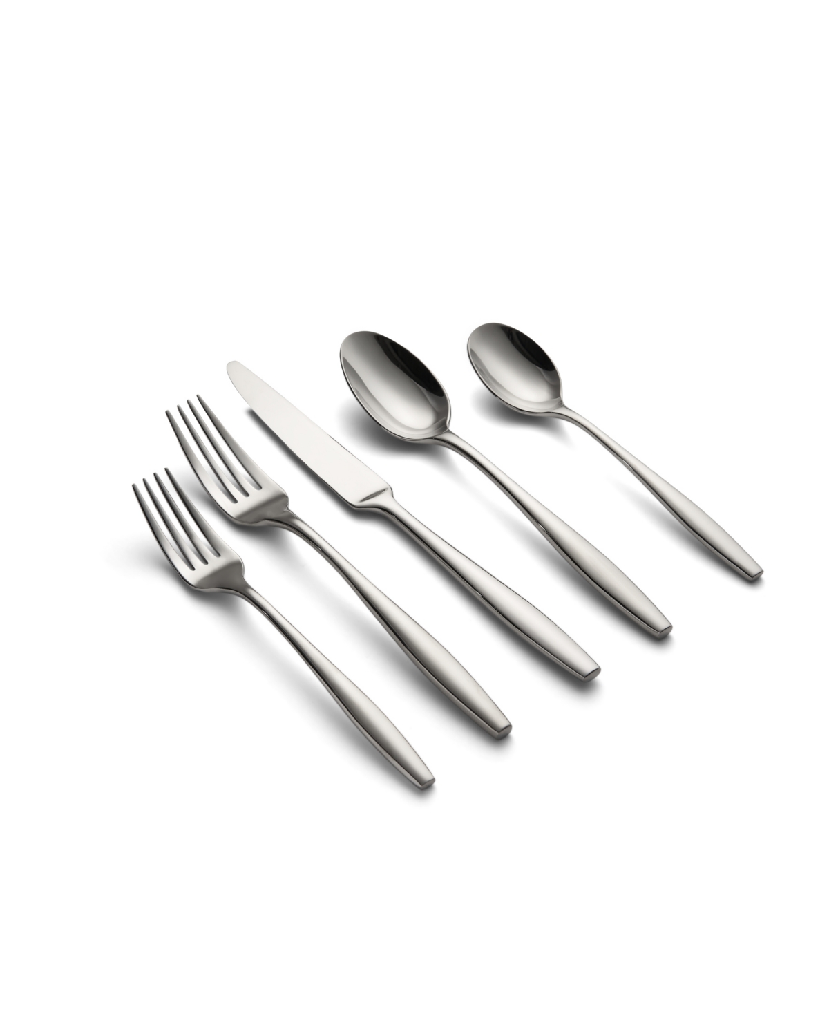 Cambridge Silversmiths Katerina Mirror 20 Piece 18/10 Stainless Steel Flatware Set, Service For 4 In Silver