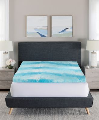 Prosleep 3 Cooling Gel Swirl Memory Foam Mattress Topper Collection