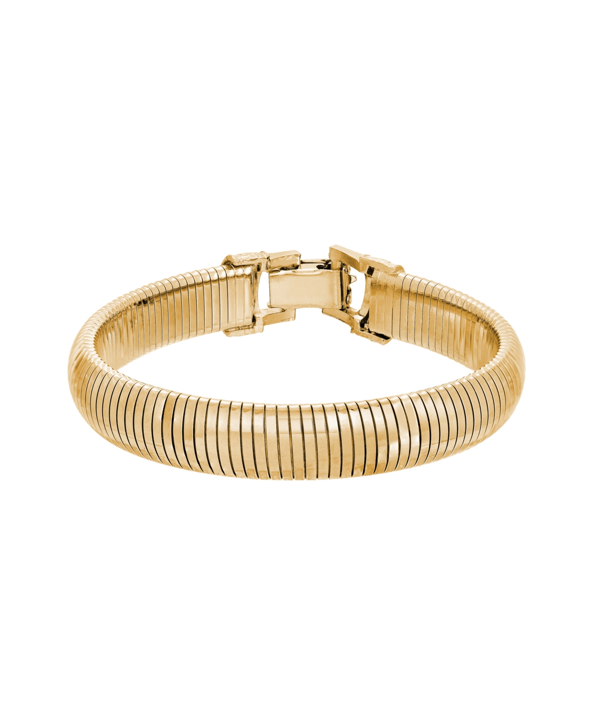 2028 Gold Tone Copra Stretch Clasp Bracelet